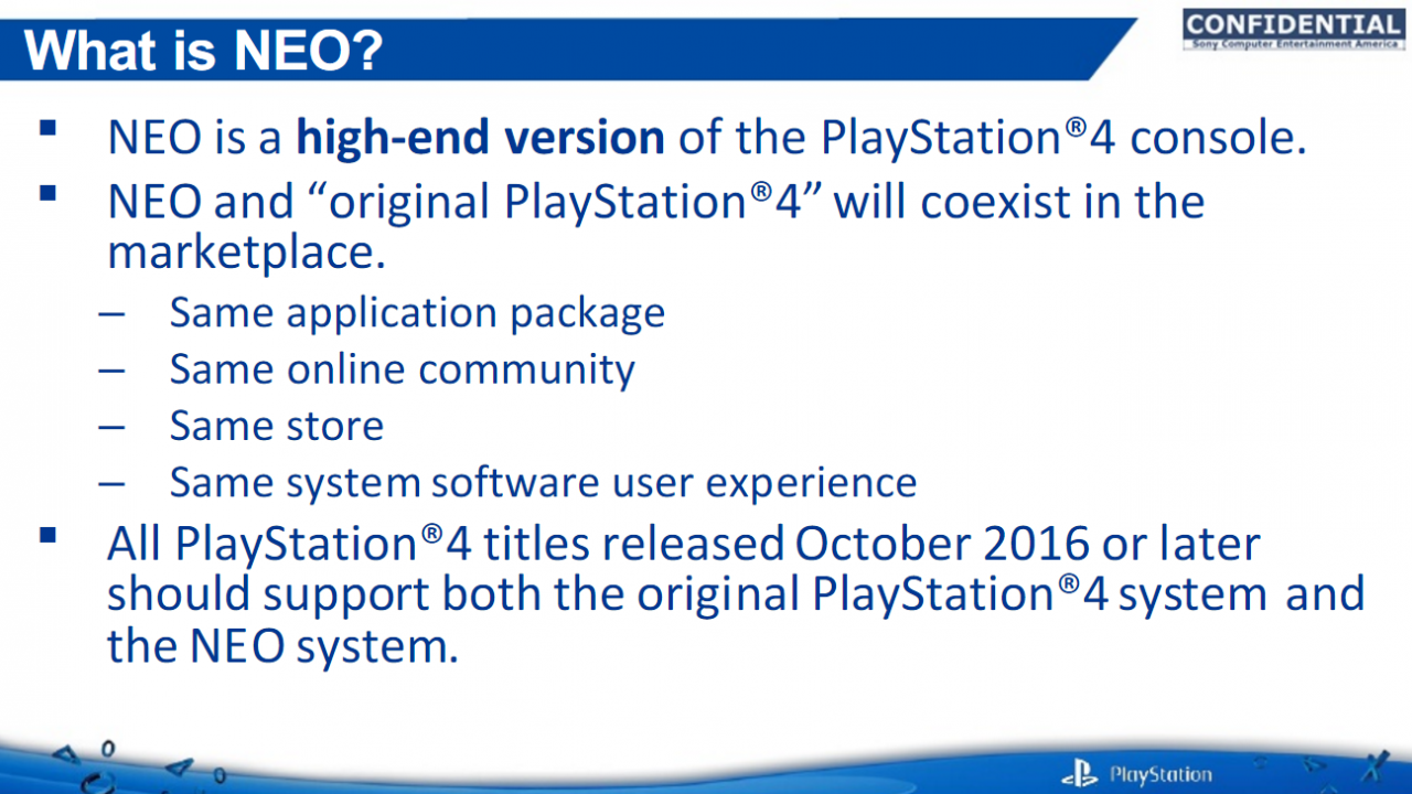 Especificaciones PS4 Neo 3