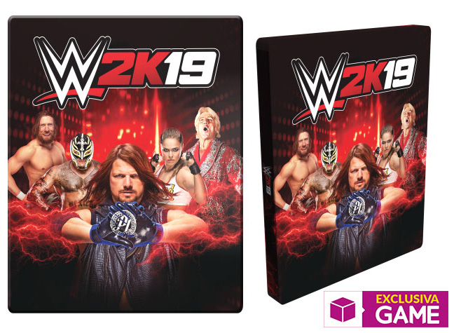 WWE 2K19 Caja Metálica Exclusiva GAME