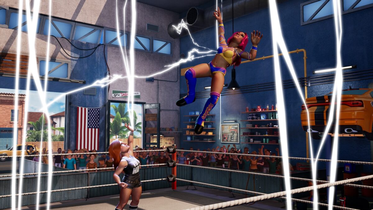 WWE 2K Battlegrounds Sasha Banks vs Becky Lynch